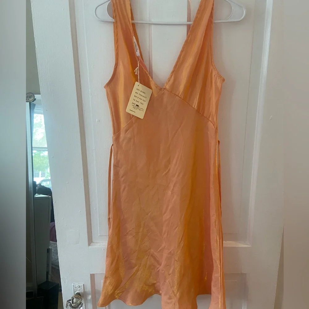 Orange Pepper Mayo slip dress - Picture 4 of 4